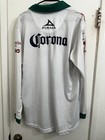 Club Le  n Soccer Jersey White Green Copa Libertadores