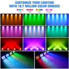 10pcs Rechargeable 36led Rgb Battery Par Stage Light Dmx Party Dj Show Wireles