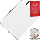 Prepared Hero Xl Emergency Fire Blanket Fiberglass Home Flame Retardant 47 x71 