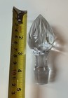 Crystal Teardrop Bottle Decanter Stopper 4    Inch  1-pc  Clear