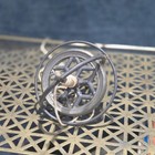 Vintage The Wonderful Gyroscope Spinning Metal Toy With String