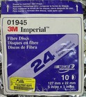 3m Imperial 01945 24 Grit 5  X 7 8  Coated Abrasive Grinding Fibre Disc 10 Pack