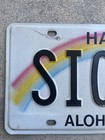 Hawaii License Plate  Aloha State  Used  Sioson