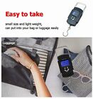Portable Fish Scale Travel Lcd Digital Hanging Luggage Electronic 110lb   50kg