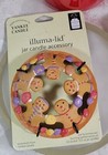 Yankee Candle Gingerbread Men   Sugarplums Illuma Lid W tealight Holder s plate 
