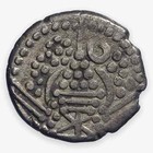 Medieval Hindu India Northern Dynasties Ar Silver Gadhaiya Paisa C  950-1050 Ad