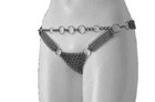 Chainmail Chain Mail Aluminum Silver Panty Medieval Antique Style Unique