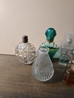 Vintage Lot Of 8 Empty   Partial Full Mini Perfume  Bottles  