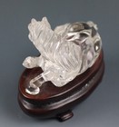 Chinese Rock Crystal Finely Carved Horse                   