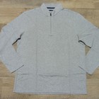 Mizzen   Main Mens M Medium Pullover Kpi Quarter Zip Grey Performance Golf 1 4