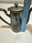 Vintage German Silver Coffee Pot Hinged Pitcher Creamer  Schwerter Silber 30