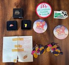 Vintage Lot 40 Mcdonald s Fast Food Restaurant Advertising Lapel Pin And Buttons