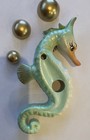 Ceramic Seahorse Wall Plaque With Bubbles Go With Vintage And Retro Decor Enesco