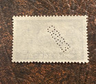 Great Britain Scott 312 - Used Vf Qe Ii Windsor Castle 1955 - Esso Perfin