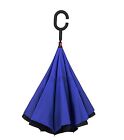 Inverted Umbrella Windproof Reverse Double Layer With C-shaped Hands usa Seller