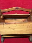 1950s Cedar Sewing Storage Box Organizer  11 1 4    X 7 1 2    X 12 1 4     r1 