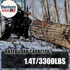 Single Leg Wire Rope Sling 1 4t 3300lbs Rated Load 8 Ft Length 3 8 Inch Dia Flem