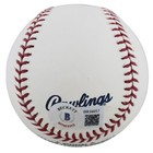 Dodgers Magic Johnson Authentic Signed Oml Baseball Autographed Bas Witnessed