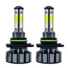 Pair 4-sides 9006 Hb4 2400w 360000lm Led Headlights Kit Hi low Power Bulbs 6000k