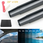 20  X 10ft Uncut Car Window Tint Film Roll 5-35  Vlt For Car Home   Office Glass