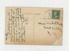 Vintage Post Card Greeting Raised Relief Pink   Flowers   Embossed  Posted Stamp