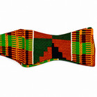 Handsomejimmy Chicago Men   s African Print Adjustable Bow Tie Multicolor