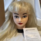 Marianna Miss Barbara Blonde Mannequin Head 100  Human Hair Cosmetology Training