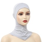 Muslim Neck Cover Head Scarf Inner Hijab Caps Islamic Underscarf Ninja Scarf Hat