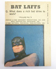 1966 Topps Batman Bat Laffs Card  21 Adam West Batmobile Vtg
