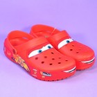 Mens Women Sandals Kids Light-up Lightning Mcqueen Crocs Shoes Disney Boys Girls