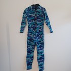 Xcel Hawaii Wetsuit Mens Medium Blue Camo Full Body Surfing Diving Snorkeling