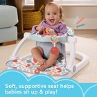 Fisher-price Sit-me-up Floor Seat Portable Baby Infant Chair With Snack Tray And