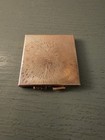 Vintage Midcentury Artdeco Revival Brass Pill Box  4 Compartments-very Good