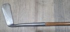Antique Vintage 1920 s Hollywood Long Hosel Hickory Wood Shaft Golf Club Putter