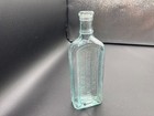 Antique Dr  Miles Heart Remedy Medicine Bottle Aqua  early 1900 s 