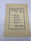 Vintage Restaurant Menu Kansas City 1940s The Pink Elephant Hotel Bar 