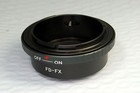 Canon Fd Lens Mount To Fujifilm Fx Camera Adapter Ring  X-pro1 X-e1 X-e2 Us New