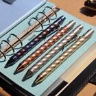 Titanium Brass Pocket Ballpoint Pen Office Signature Stationery Write Ball Pen