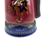 1976 Ezra Brooks Bicentennial Whiskey Decanter Spirit Of  76 Shriner Aaonms