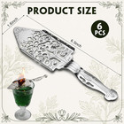 Ferrochef 6 Pcs Stainless Steel Absinthe Spoons Vintage Hollow Design