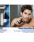Fk-609 Wet dry Waterproof Foil Head Shaver Led Usb Rechargeable Silver