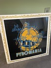 Vintage 1980s Def Leppard Pyromania Glass Carnival Mirror 12 5    By 12 5    Vg