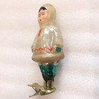 Old Vintage Antique Glass Ussr Christmas Xmas Ornament Decoration Alaska Girl