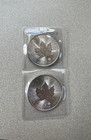 Set 2 Silver 2023 Canada 1 Oz  9999 Silver Maple Leaf  5 Coins