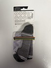 Smartwool Hike Light Cushion Stripe Ankle Height Socks Merino Wool Women Small
