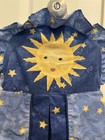 Vintage Nursery 90s Baby Hanging Diaper Stacker Organizer Sun Celestial Stars