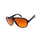 3 Pair Blue Blocking Retro Classic Sunglasses With Blue Light Blocker Amber Lens