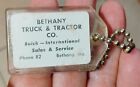 1940s  International Harvester   Buick Dealer Key Chain Fob    bethany  Missouri