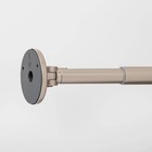 Rust Resistant Rotating Curved Rod Nickel - Threshold  Adjustable Tension 38  To