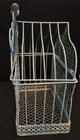Vintage Decor Shabby Chic Green Chippy Paint Bird Cage 14  Tall